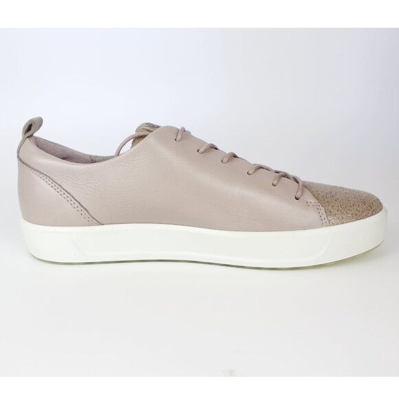 NEW ECCO Soft 8 Comfort Leather Sneaker - Picture 2 of 16